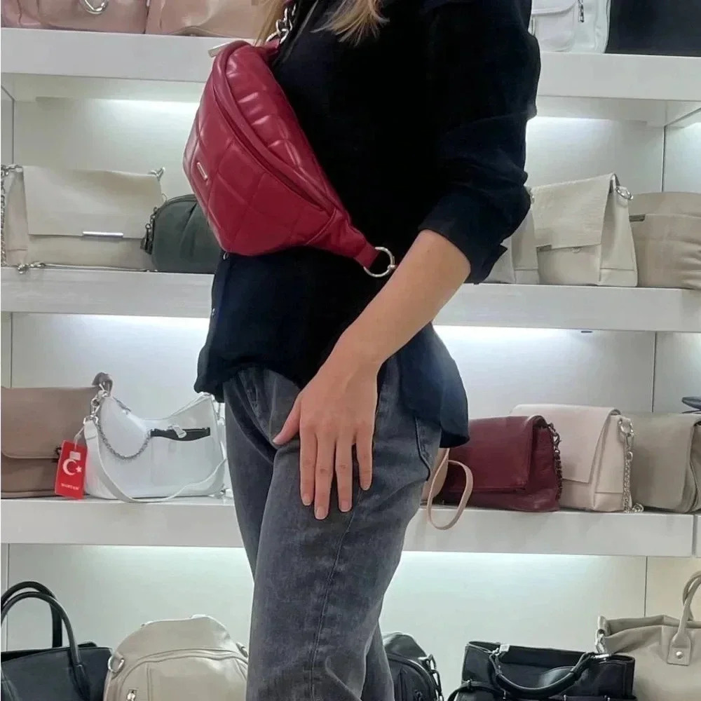New Crossbody Leather Red - Picture 12 of 15